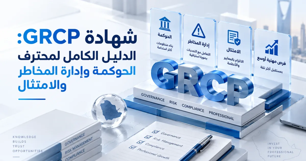 شهادة GRCP: الدليل الكامل لمحترف الحوكمة وإدارة المخاطر والامتثال