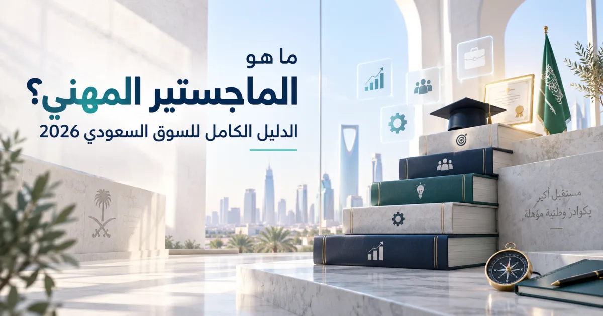 ما هو الماجستير المهني؟ الدليل الكامل للسوق السعودي 2026