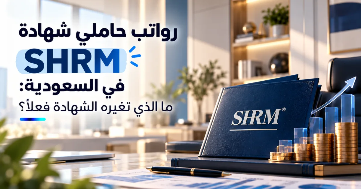 رواتب حاملي شهادة SHRM في السعودية: ما الذي تغيّره الشهادة فعلاً؟